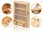 11x16 Shadow Box Frame with Drawers and Removable Flower Photo Shelves, Large Shadow Box Display Case Wood Pet Memorial Shadow Box, Rustic Brown Wood Shadow Box as Wedding Gifts